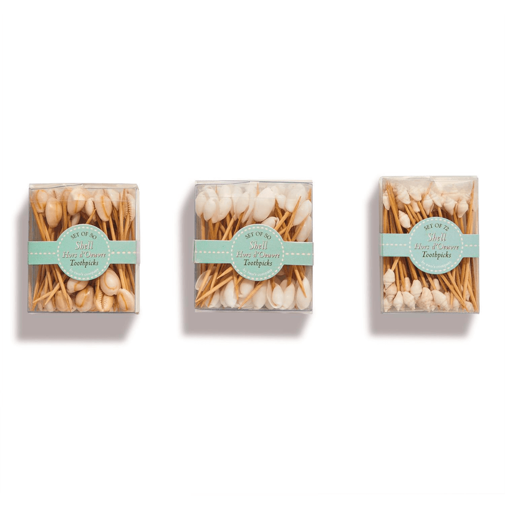 Seashell Hors D'Oeuvre Picks - 3 Style Options, Shop Sweet Lulu