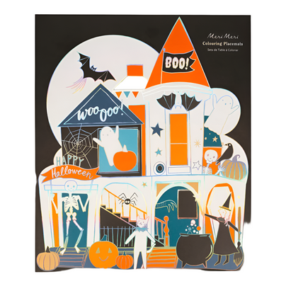 Meri Meri Shaped Halloween Coloring Placemats