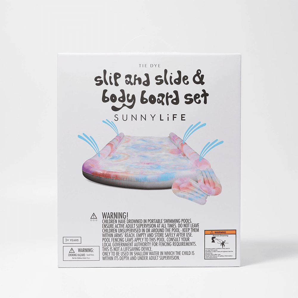 Slip, Slide & Body Board Set - Tie Dye Multi, Shop Sweet Lulu