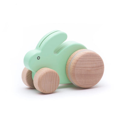 Small Rabbit Push Toy - Mint, Shop Sweet Lulu