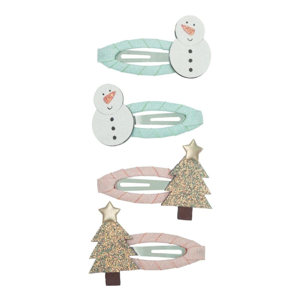 Snowman Hair Clip Set, Shop Sweet Lulu