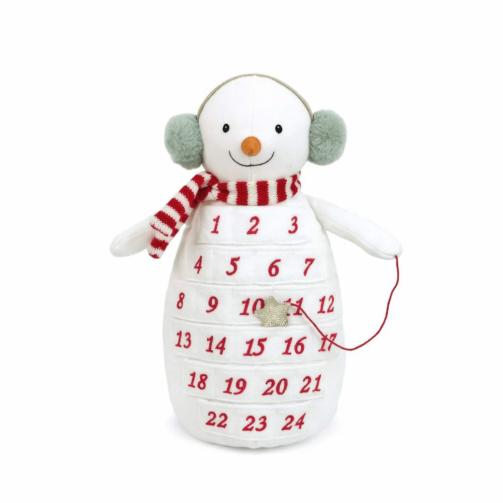 Snowman Sitting Advent Calendar, Shop Sweet Lulu