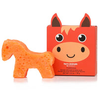 Spongellé Farm Animals Body Buffer - Henry Horse, Shop Sweet Lulu