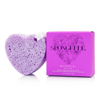 Spongellé Valentine's Day Body Buffer - Purple Heart, Shop Sweet Lulu