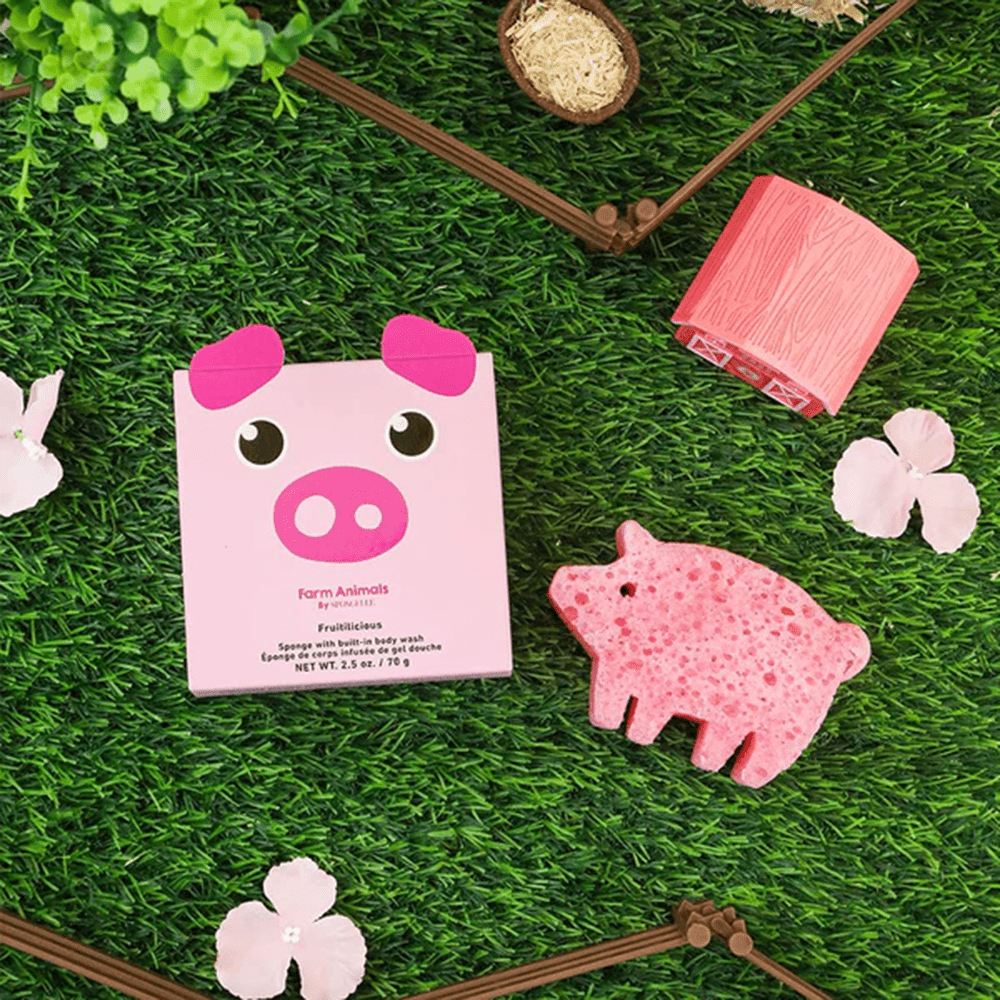 Spongellé Farm Animals - Peggy Pig, Shop Sweet Lulu