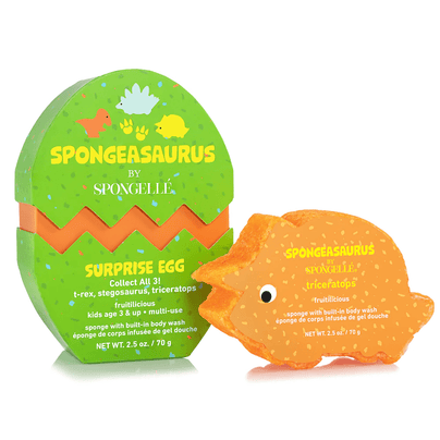 Spongellé Spongeaurus - Triceratops, Shop Sweet Lulu