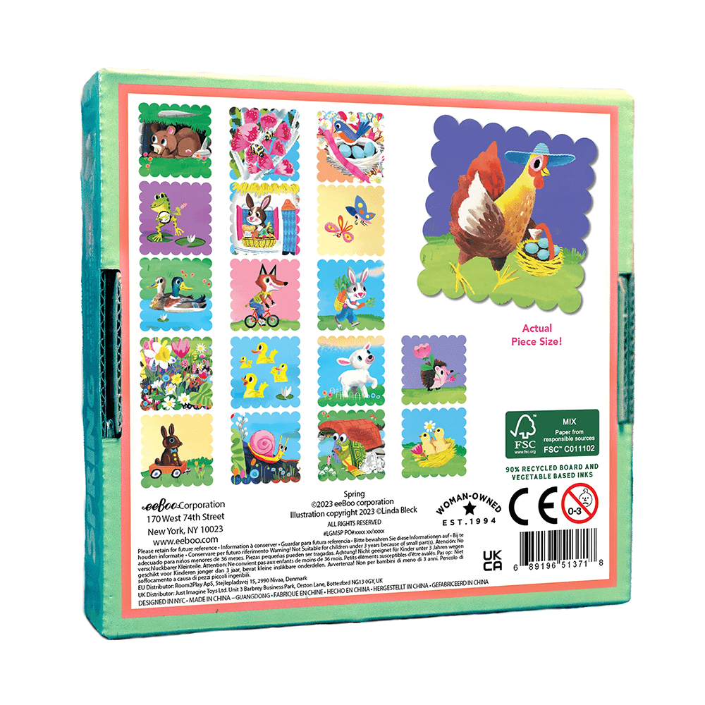 Spring Little Square Memory Game, Shop Sweet Lulu