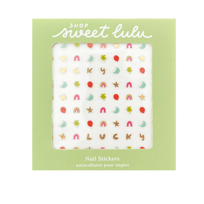 Happy Go Lucky Nail Stickers, Shop Sweet Lulu