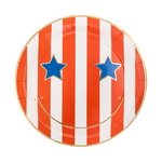 Star & Stripe Smiley Diecut Plates, Shop Sweet Lulu