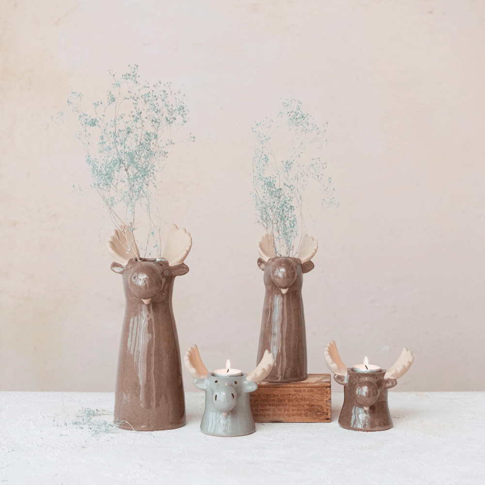 Stoneware Moose Vase - Large, Shop Sweet Lulu