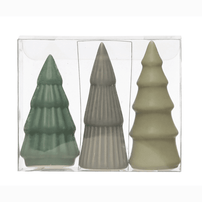 Stoneware Tree, 3 1/2", Matte Finish - Set of 3, Shop Sweet Lulu