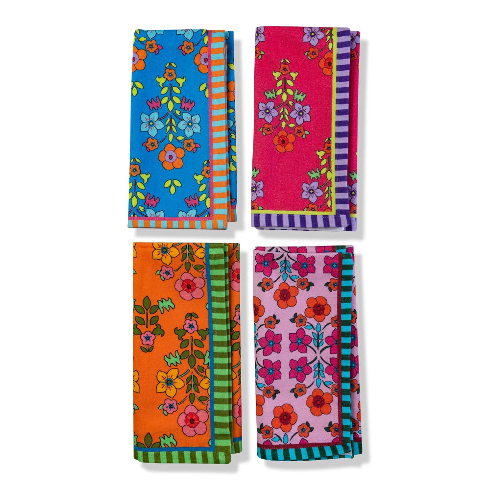 Summer Floral Napkins - Set of 4, Shop Sweet Lulu