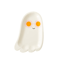 Sunny Ghost Shaped Paper Plate - Shop Sweet Lulu