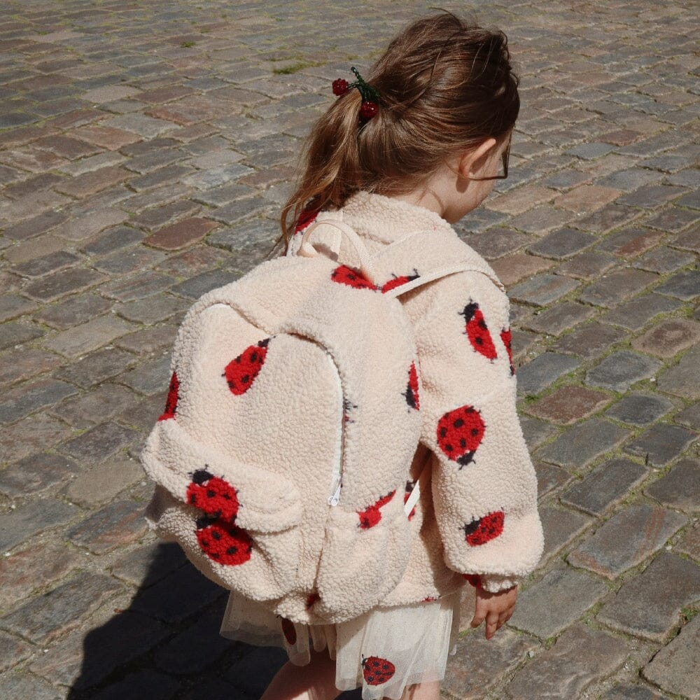 doodlebug mini backpack Konges Sløjd Ladybug Sand Jody Teddy Backpack GRS