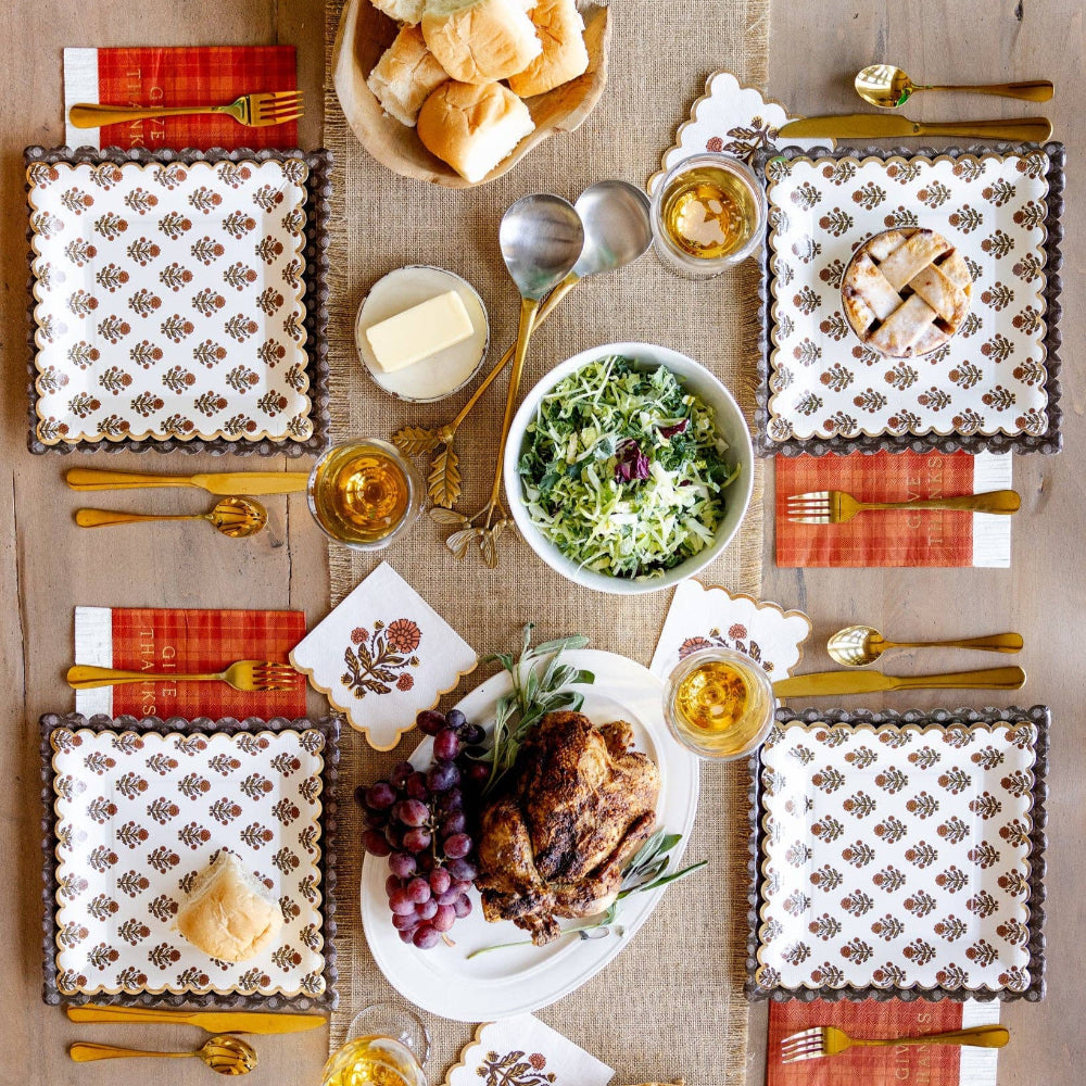 Thanksgiving Floral Cocktail Napkins, Shop Sweet Lulu