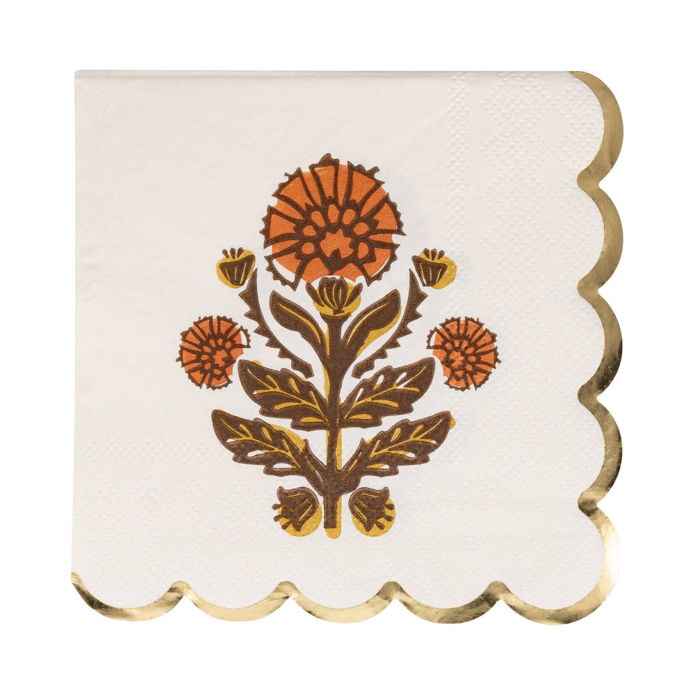Thanksgiving Floral Cocktail Napkins, Shop Sweet Lulu
