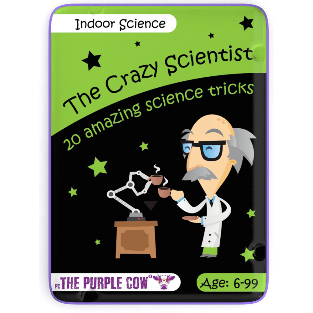 The Crazy Scientist - Indoors Science Activity Cards, Shop Sweet Lulu