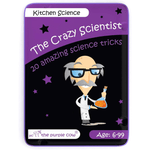 The Crazy Scientist - Kitchen Science Activity Cards, Shop Sweet Lulu