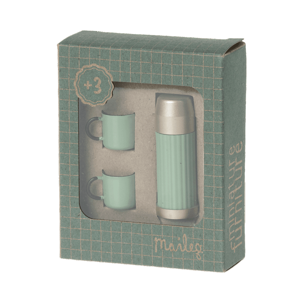 Thermos & Cup Set for Maileg Mice - Mint, Shop Sweet LuluThermos & Cup Set for Maileg Mice - Mint, Shop Sweet Lulu