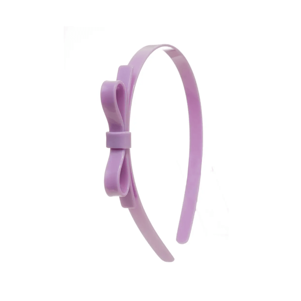 Thin Bow Headband - Light Purple - Shop Sweet Lulu