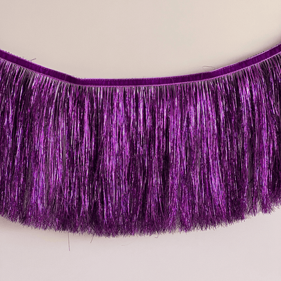 Tinsel Fringe Garland - Purple, Shop Sweet Lulu