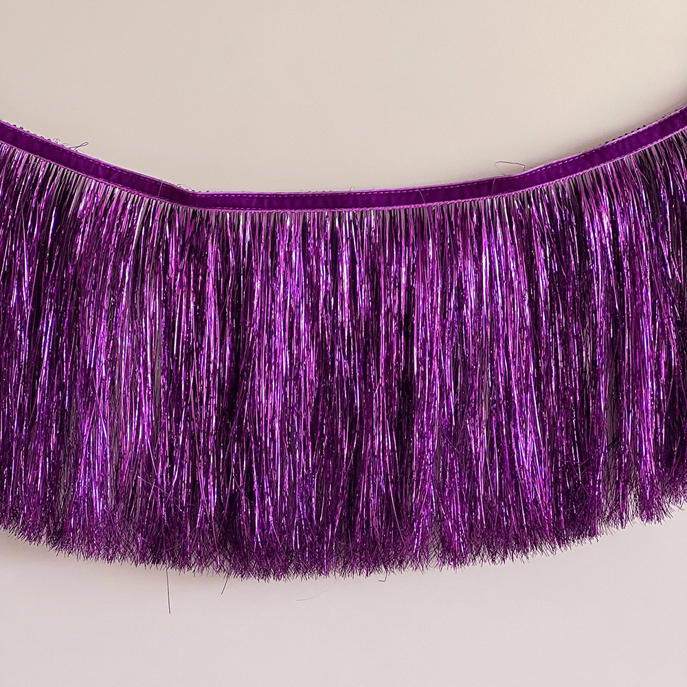 Tinsel Fringe Garland - Purple, Shop Sweet Lulu