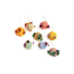 Tinsel and Pom Pom Baubles - 8 Color Options, Shop Sweet Lulu
