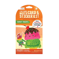 Tiny Tadas! Note Cards and Sticker Set - Sweet Treats, Shop Sweet Lulu