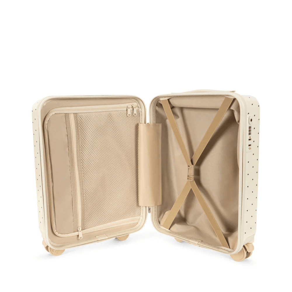 Travel Suitcase - Navy Dot 