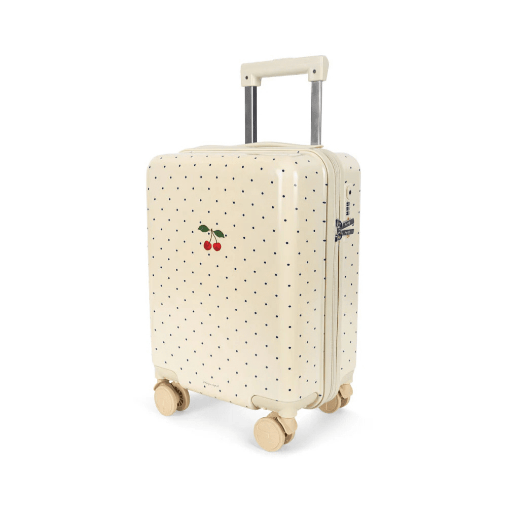 Travel Suitcase - Navy Dot 