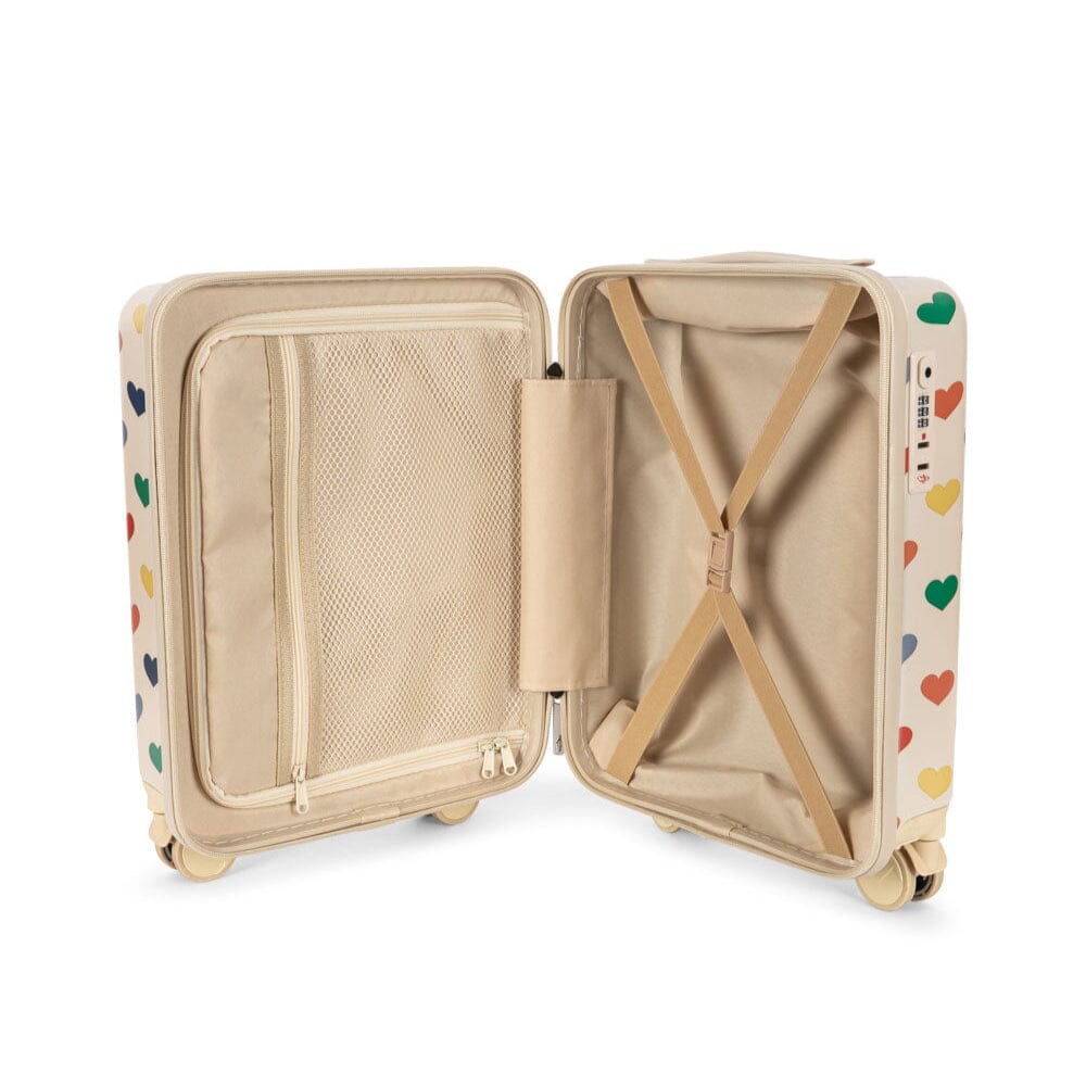Travel Suitcase - Rainbow Hearts, Shop Sweet Lulu