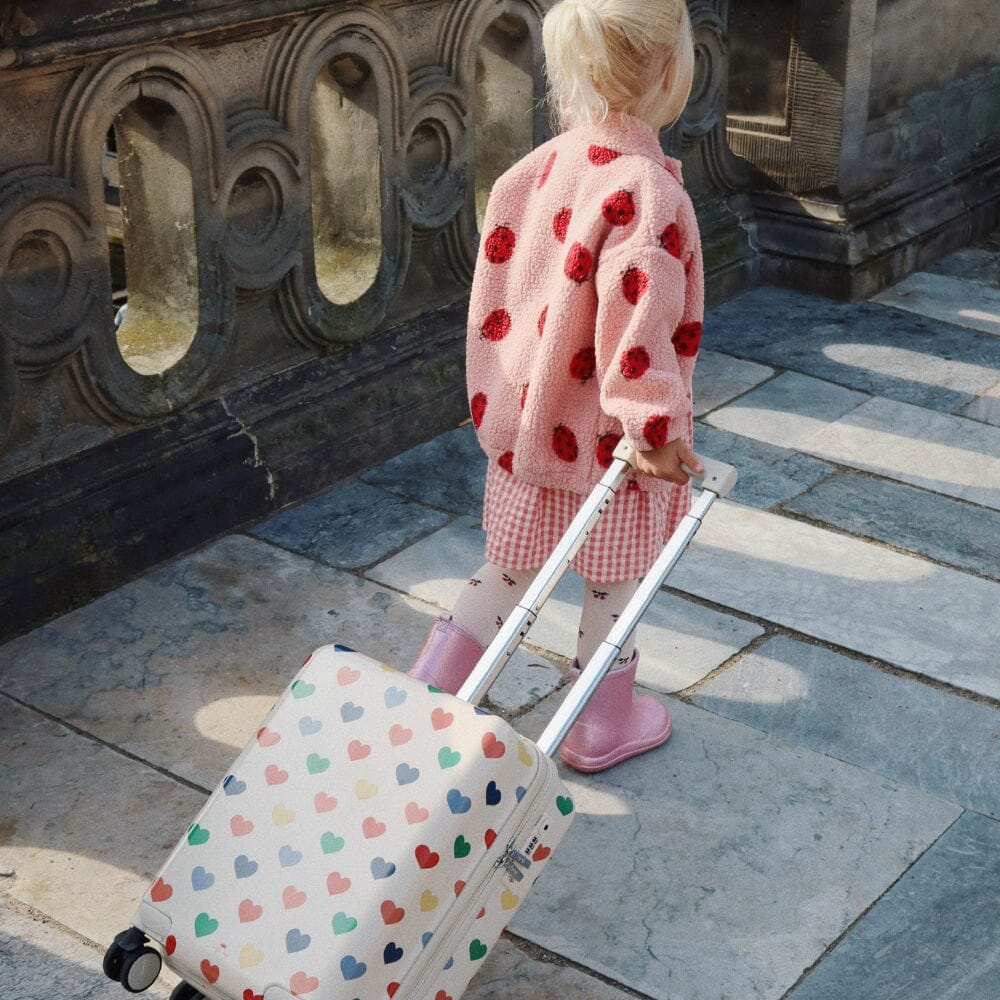 Travel Suitcase - Rainbow Hearts, Shop Sweet Lulu