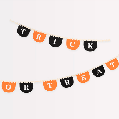 Meri Meri Trick Or Treat Fabric Garland, Shop Sweet Lulu