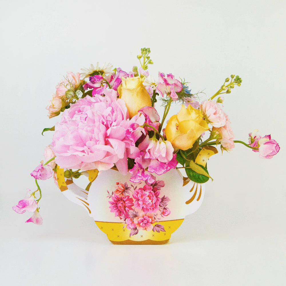Truly Scrumptious Teapot Cardboard Vase, Shop Sweet Lulu