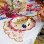 Truly Scrumptious Pink Scalloped Paper Napkins, Shop Sweet Lulu