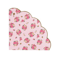 Truly Scrumptious Pink Scalloped Paper Napkins, Shop Sweet Lulu