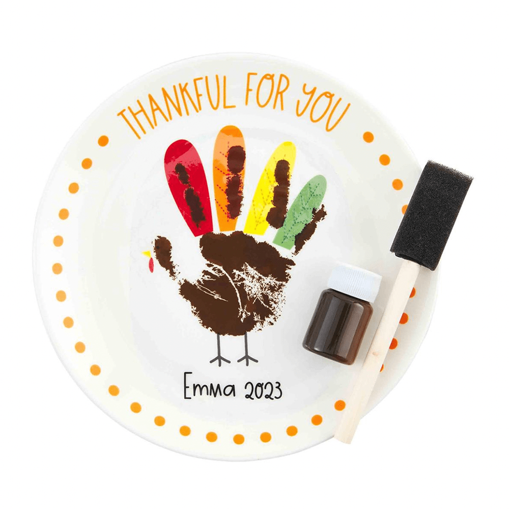 Turkey Handprint Keepsake Plate Kit, Shop Sweet Lulu