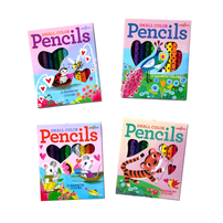 Valentine Color Pencil Set - 4 Style Options, Shop Sweet Lulu