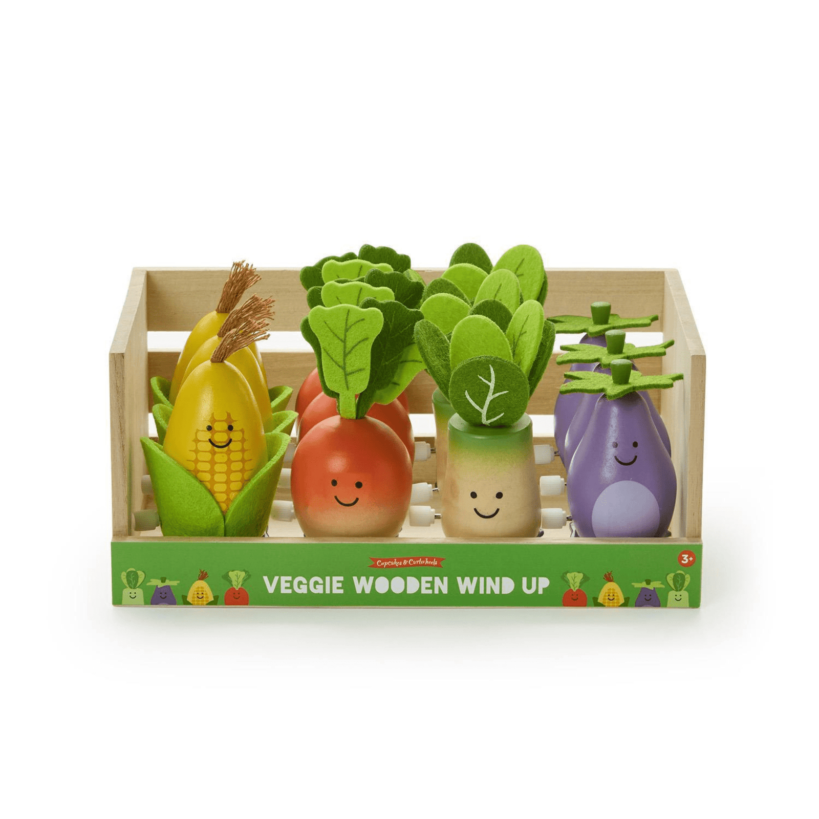 Veggie Walk Wooden Wind-Up Toy, Shop Sweet Lulu