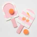 Kids Velcro Beach Bats - Cotton Candy Cherry, Shop Sweet Lulu