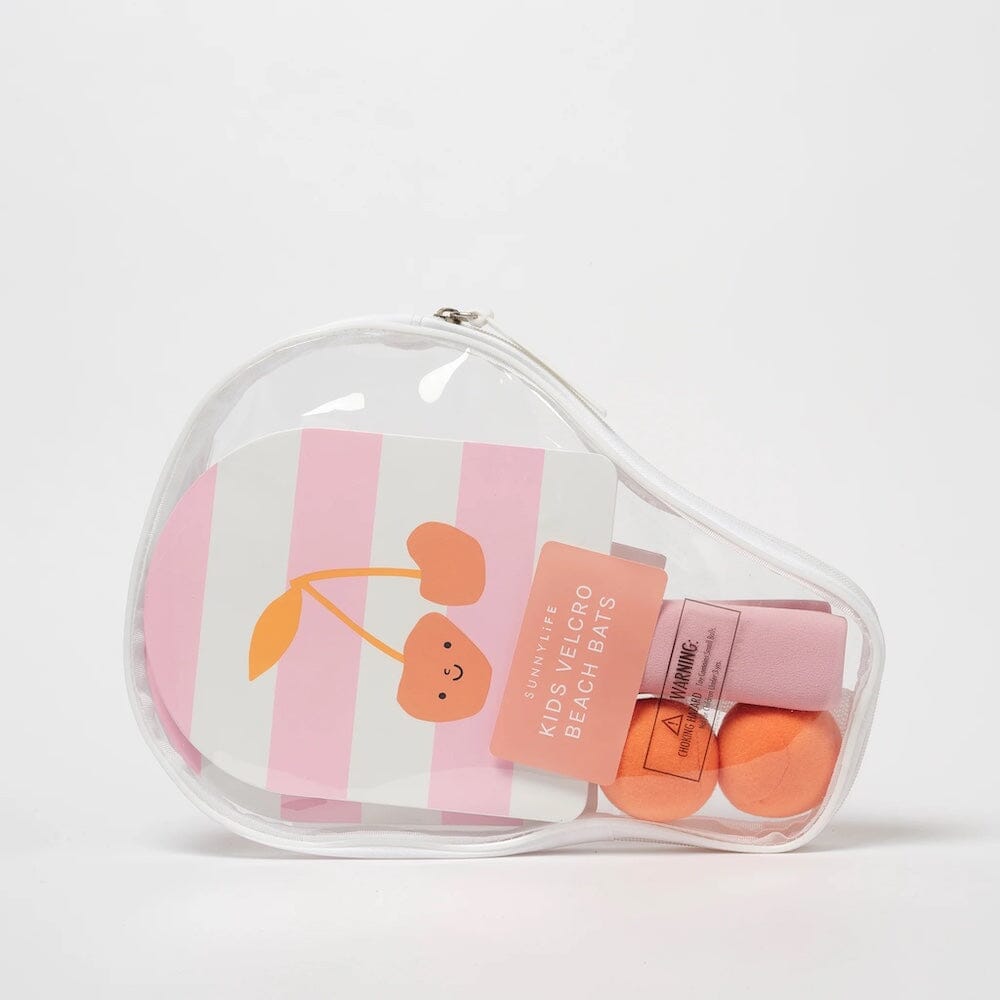 Kids Velcro Beach Bats - Cotton Candy Cherry, Shop Sweet Lulu
