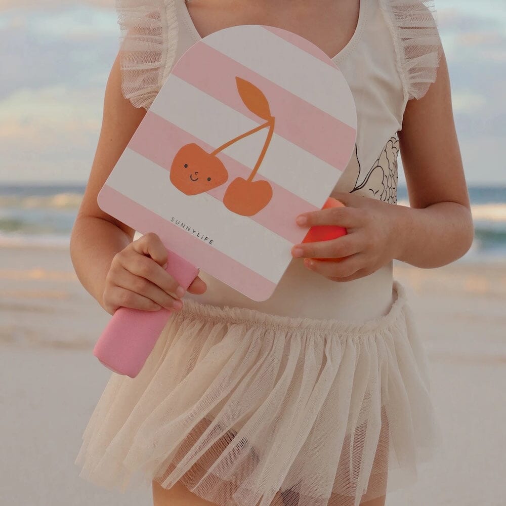 Kids Velcro Beach Bats - Cotton Candy Cherry, Shop Sweet Lulu
