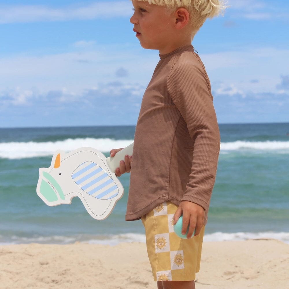 Kids Velcro Beach Bats - Sid the Seagull, Shop Sweet Lulu