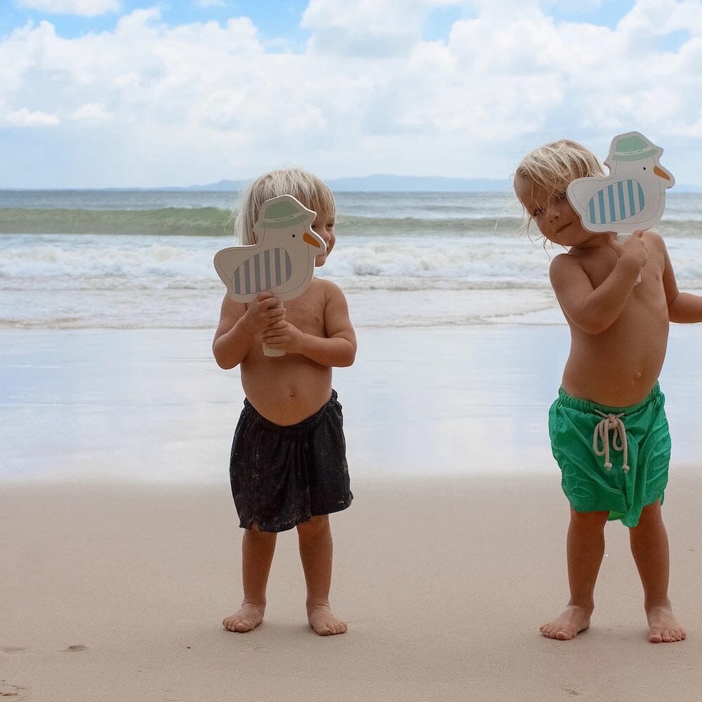 Kids Velcro Beach Bats - Sid the Seagull, Shop Sweet Lulu