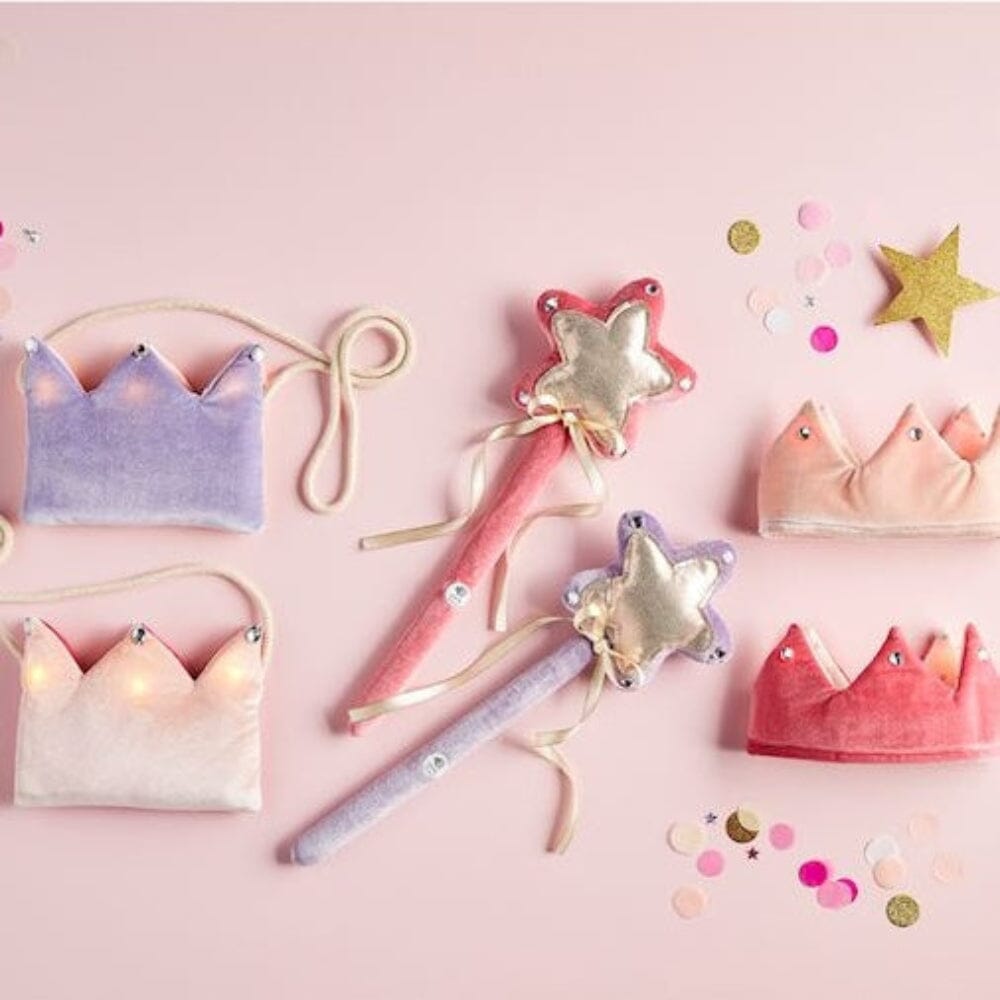 Velvet Light-Up Crown - Light Pink, Shop Sweet Lulu