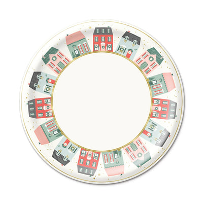 Village Christmas Paper Plates, Shop Sweet Lulu