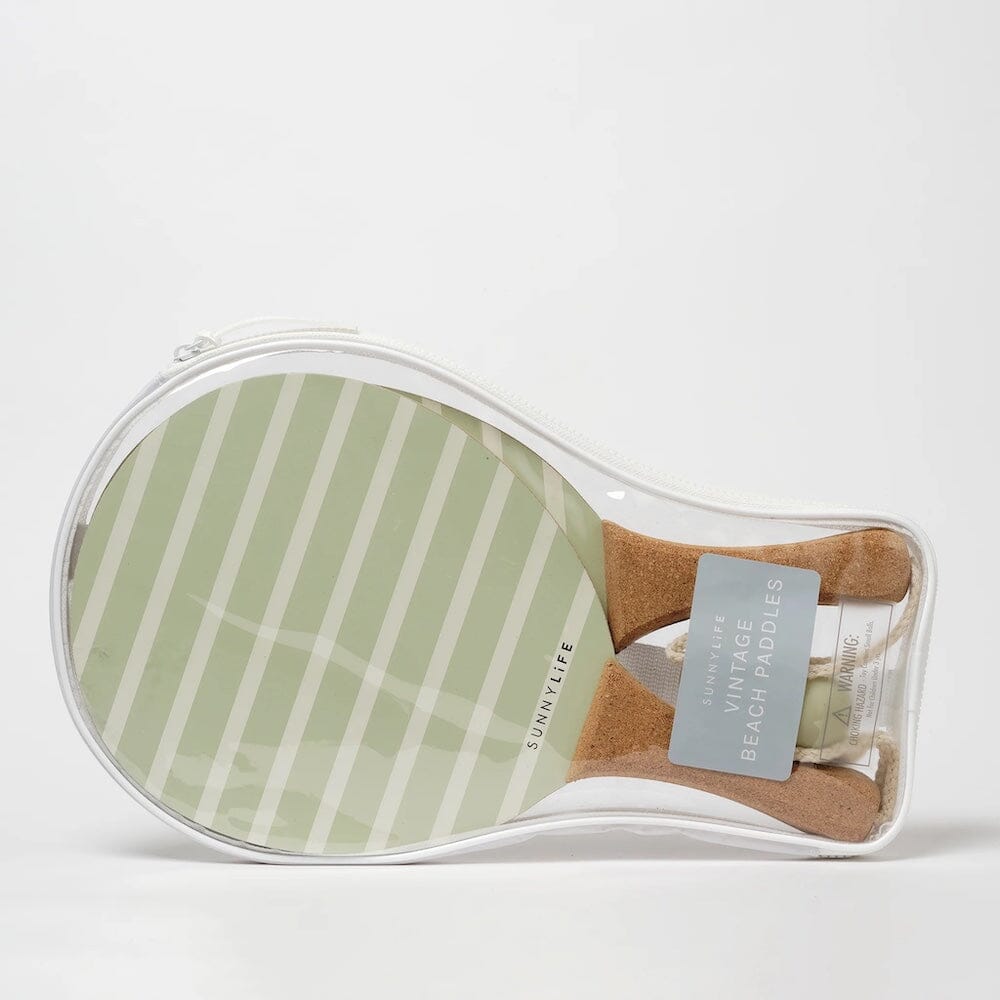 Vintage Beach Paddles - La Palma Sage Stripe, Shop Sweet Lulu
