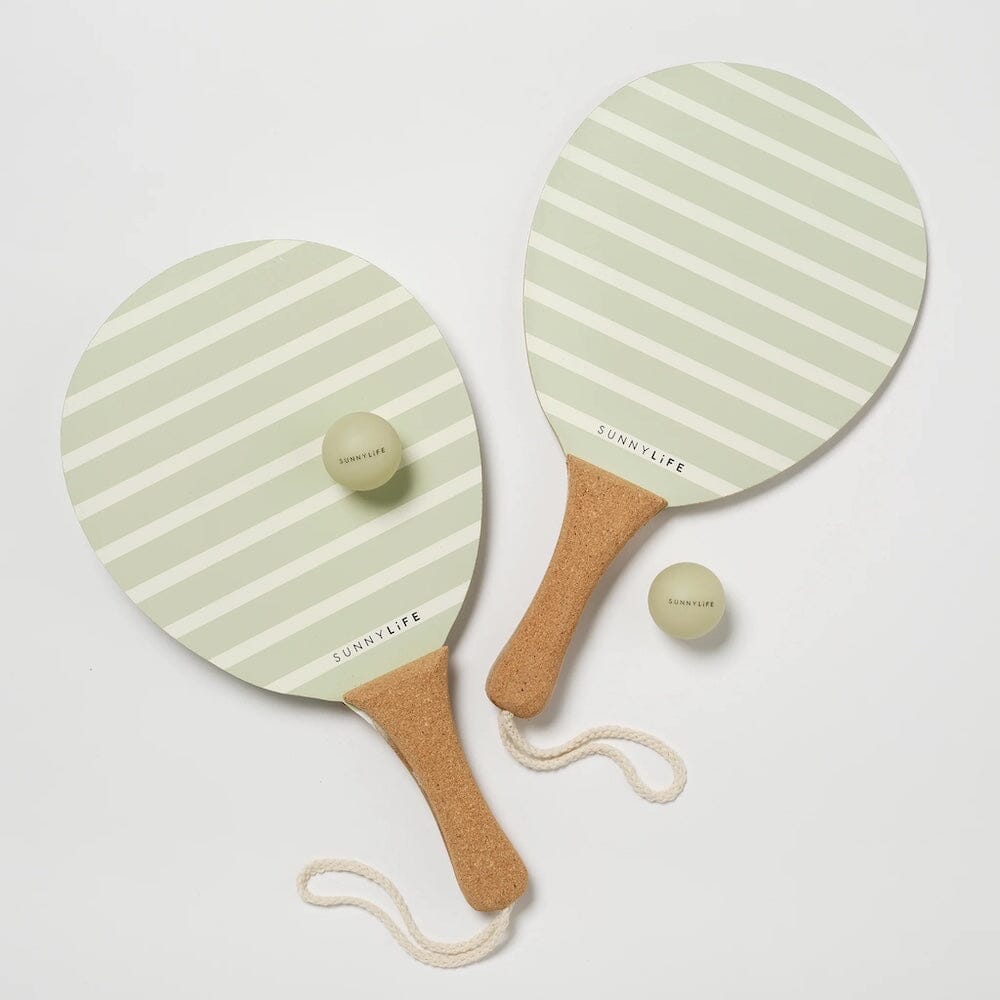 Vintage Beach Paddles - La Palma Sage Stripe, Shop Sweet Lulu