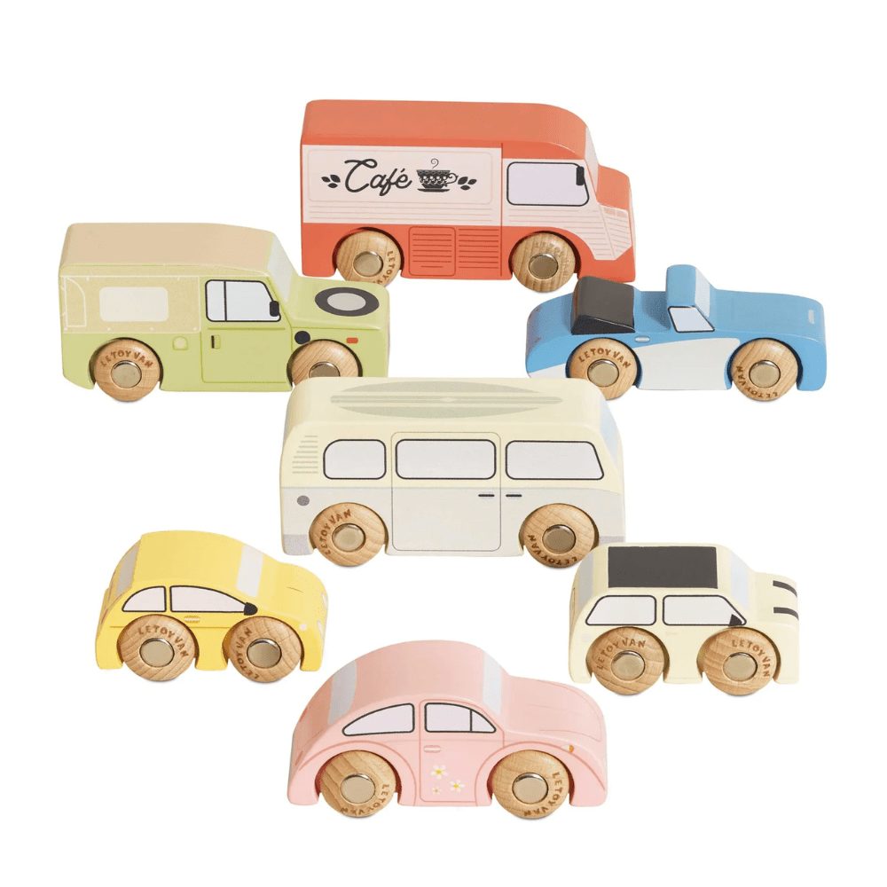 Vintage Toy Cars - Set of 7, Shop Sweet Lulu
