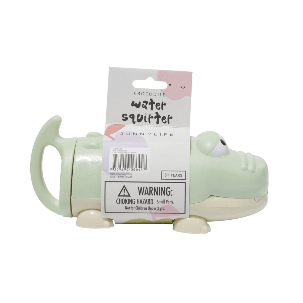Water Squirters - Crocodile Pastel Green, Shop Sweet Lulu